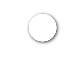 Papier rond Gautier Sauter 10 cm blanc S003