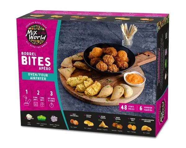 MIX OF THE WORLD BORRELBITES (four)