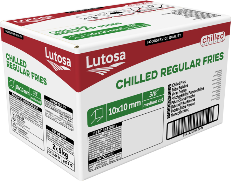 FRIETEN 10MM VERS VGB LUTOSA (GROEN)