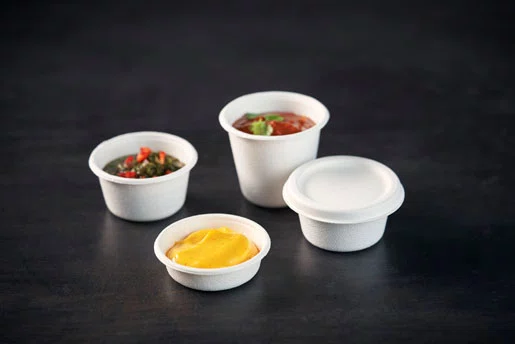 DUNI DRESSING CUP BAGASSE WIT 85ML *192067*