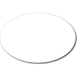 GAUTIER SCHOTELPAPIER OVAAL 24X16CM WIT (rechte rand) S659