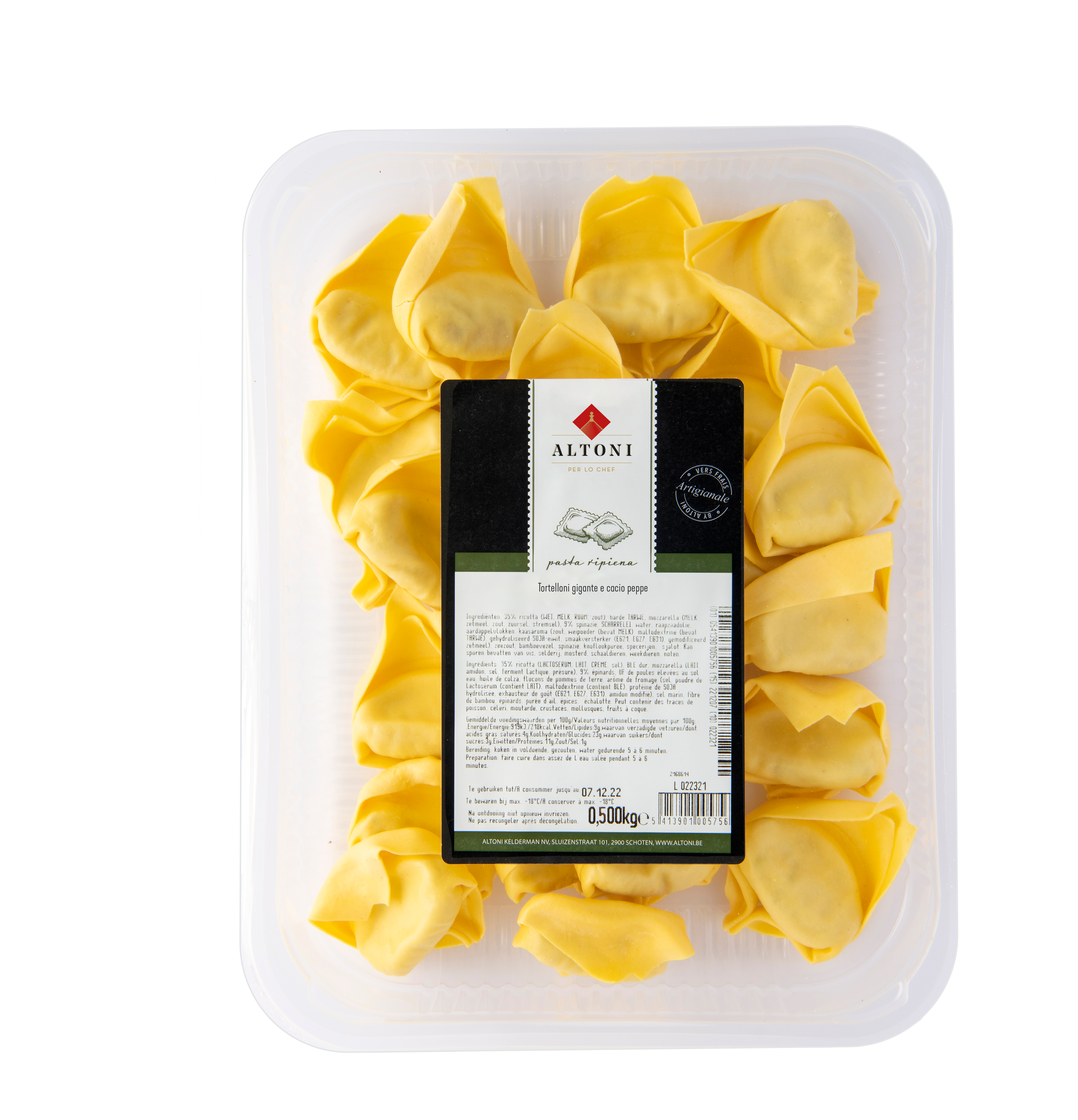 TORTELLONI GIGANTE CACIO E PEPE (Altoni)