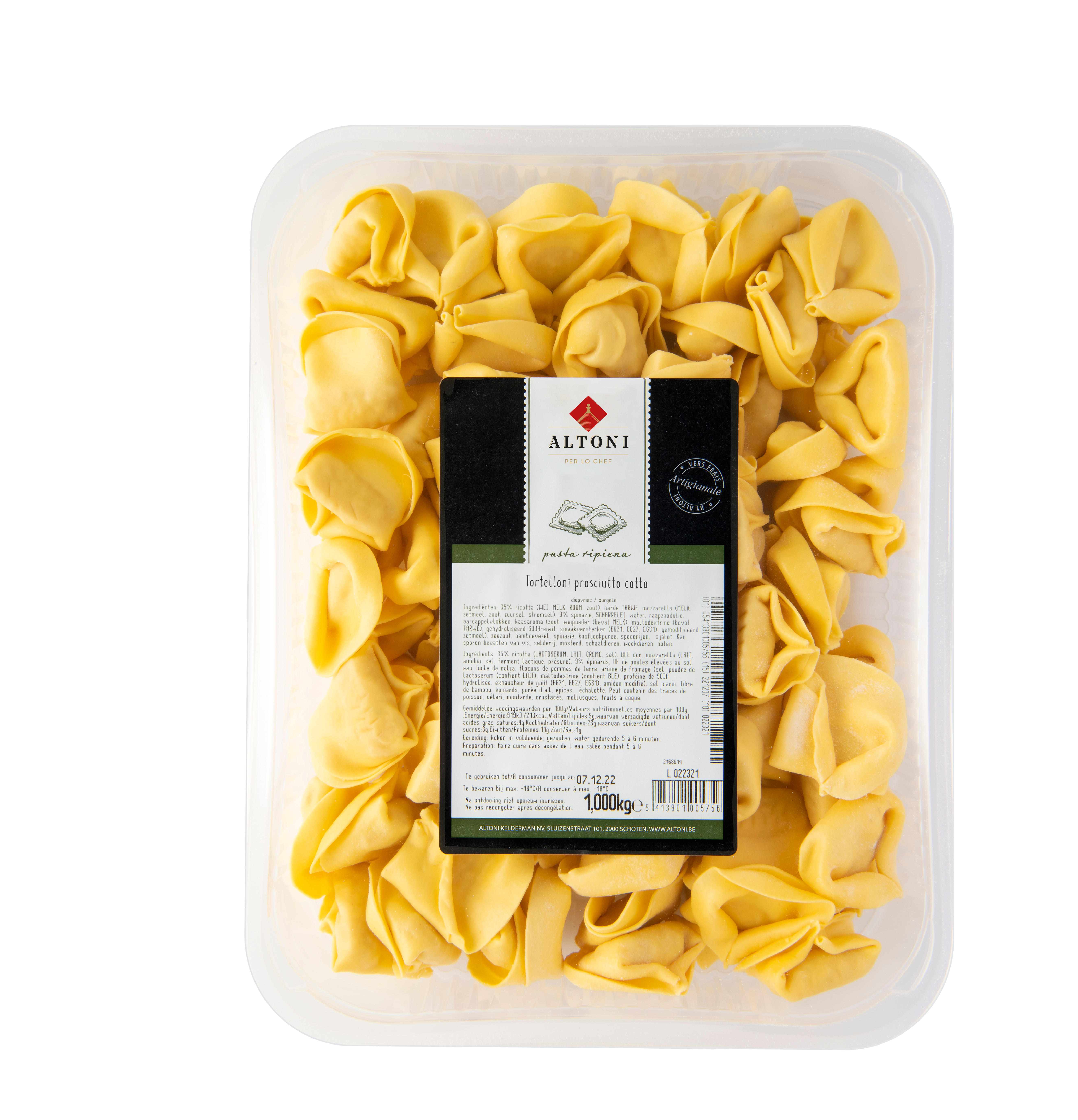 TORTELLONI PROSCIUTTO COTTO