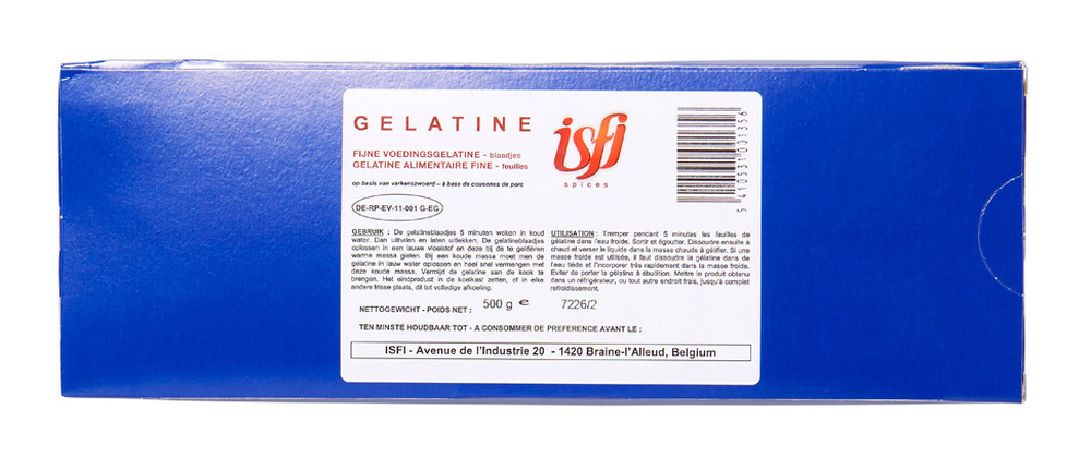GELATINE FEUILLES ISFI