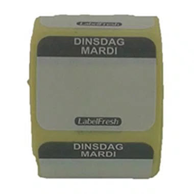 LABELFRESH EASY ETIKET 30x25mm DINSDAG