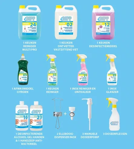 DIPP 72 KEUKEN HYGIENE PACK CONFORM HACCP
