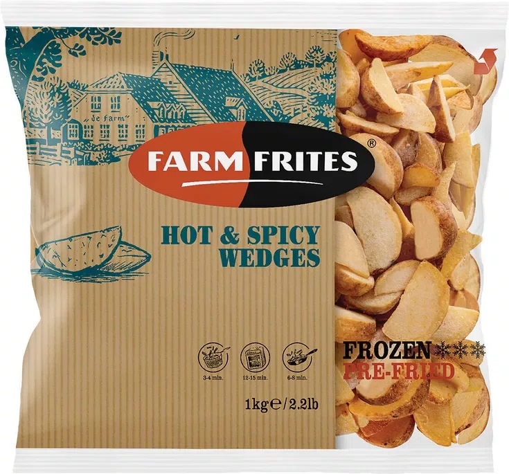 HOT 1 SPICY WEDGES