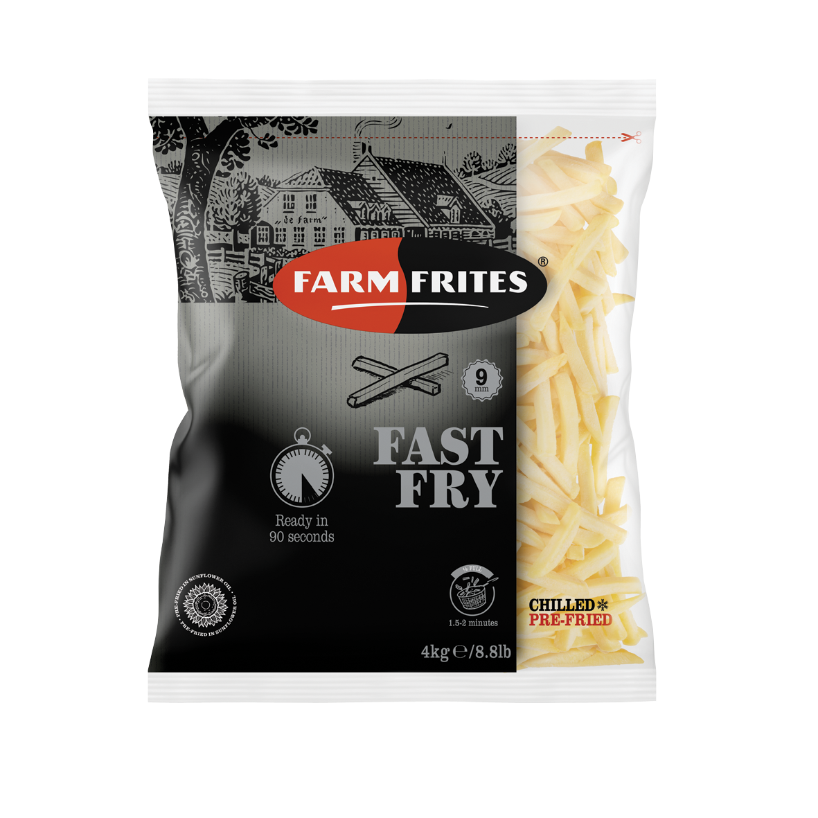 FRITES PRECUIT FRAIS FAST FRY 9MM