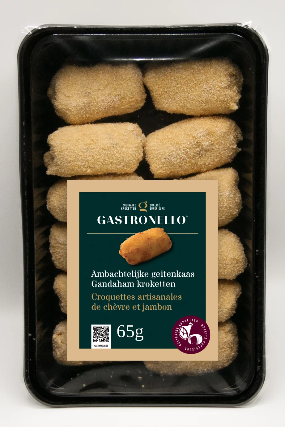 CROQUETTES ARTISANALES FROMAGE DE CHEVRE ET JAMBON DE GANDA