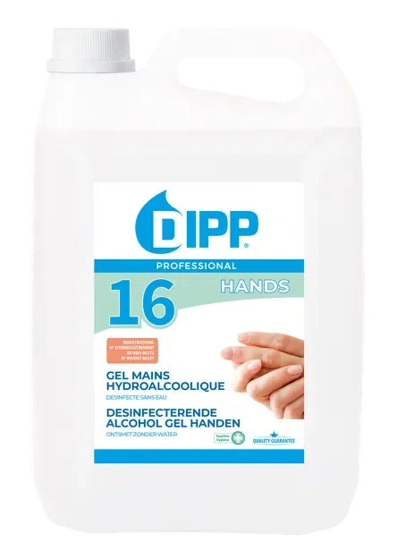 DIPP16  GEL MAINS HYDRAOLCOOLIQUE 5L