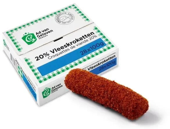 20% CROQ. VIANDE 100 GR