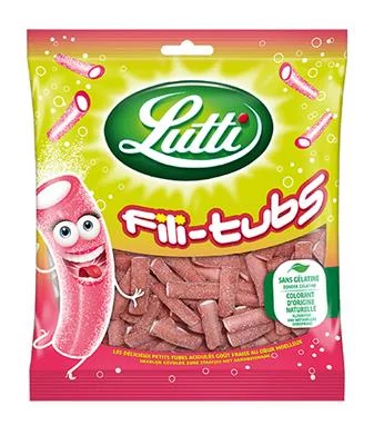 Sachets de bonbons LUTTI FILI pots de fraises