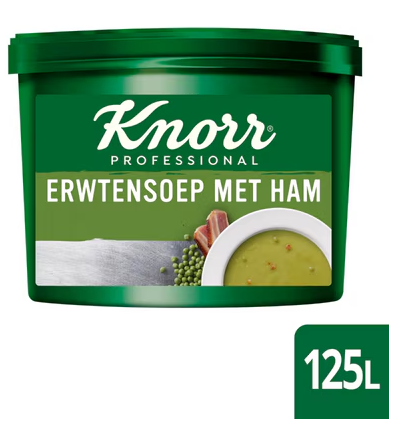 POTAGE POIS ET JAMBON