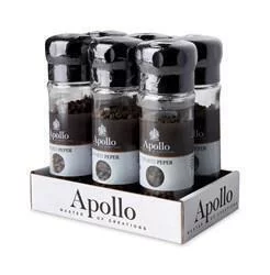 APOLLO MOLEN PEPER ZWART 6ST