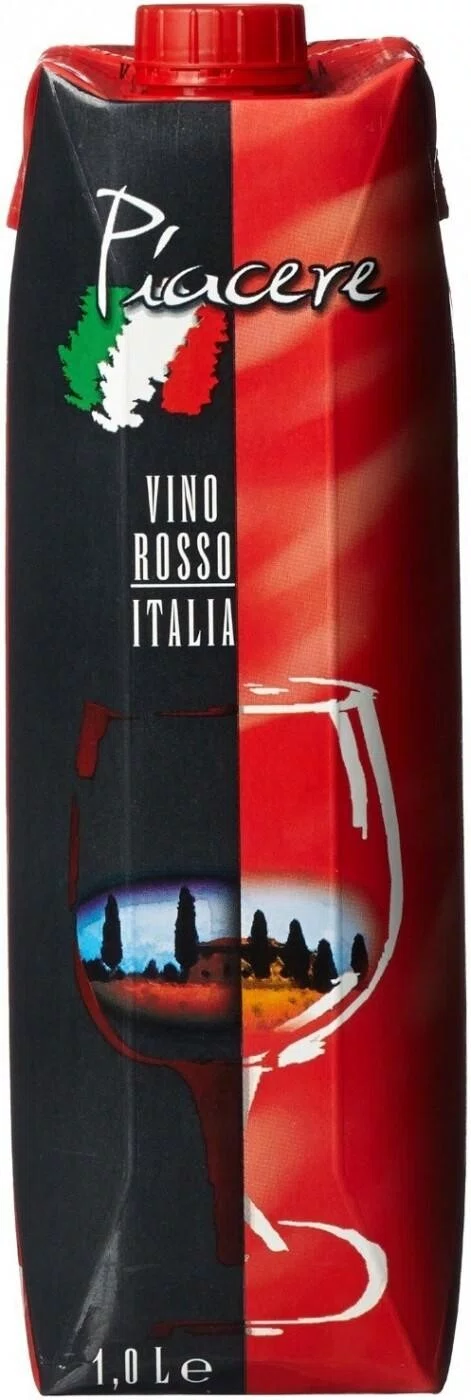 VIN DE CUISINE PIACERE ROUGE en carton