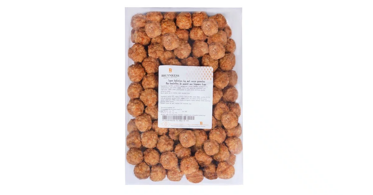BOULETTES DE TAPA DE POULET AUX LÉGUMES FRAIS
