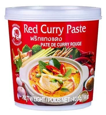 RODE CURRY PASTA